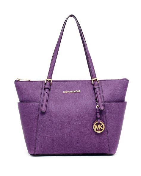 michael kors violet jet set tote|jet set small michael kors.